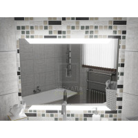 Зеркало для ванной с подсветкой Матена 135х75 см